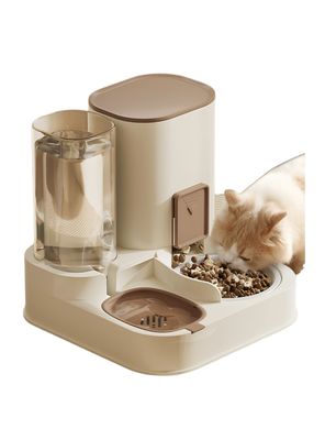 Dispensador Automático Agua Y Alimento 2 En 1 By LuBabycas