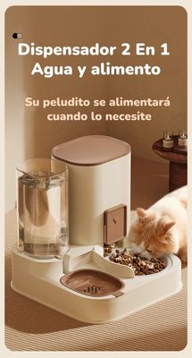 Imagen 2 del producto Dispensador Automático Agua Y Alimento 2 En 1 By LuBabycas