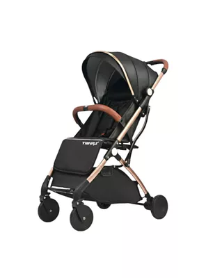 Imagen 1 del producto Coche De Paseo Aluminio Con Accesorios LuBabycas Negro