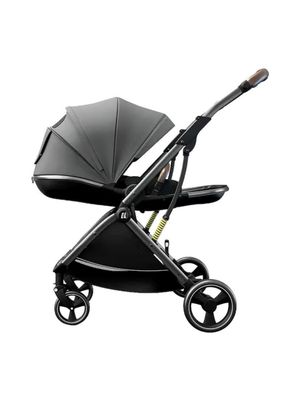 Coche De Paseo Modo Apego Y Panorámico Gris Lubabycas