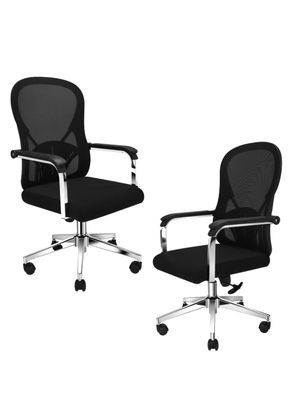 Imagen 2 del producto Pack 2 Sillas De Escritorio Oficina Ejecutiva Ergonómica