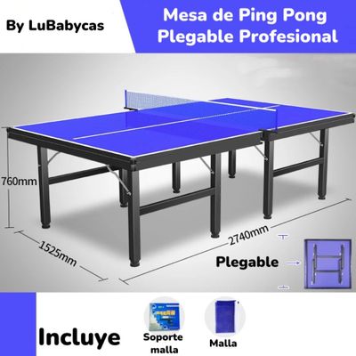 Imagen 2 del producto Mesa De Ping Pong Profesional Plegable 274CM By LuBabycas