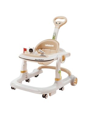 Imagen 2 del producto Andador Caminador Con Manilla Y Luces Mine Blanco LuBabycas