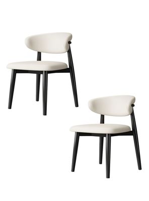 Pack 2 Sillas de Comedor Madera Negro Family By LuBabycas