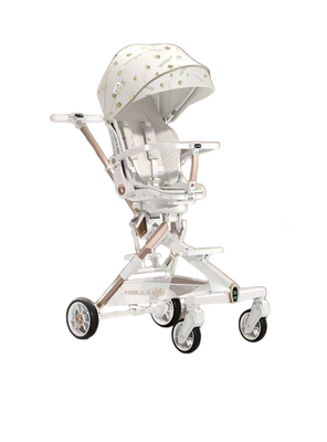 Imagen 2 del producto Coche De Paseo 360° Con Mesita Lubabycas Blanco