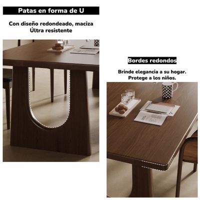 Imagen 2 del producto Comedor De Madera 180x80x70cm North By LuBabycas