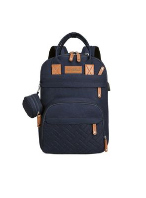 Imagen 2 del producto Mochila Maternal Con Monedero Y Colgador Lubabycas Azul