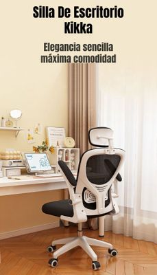 Imagen 2 del producto Silla De Escritorio 360° Kikka Con Apoyacabeza Negra