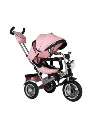Imagen 2 del producto Triciclo Multifuncional 360° Con Foco LuBabycas Rosado
