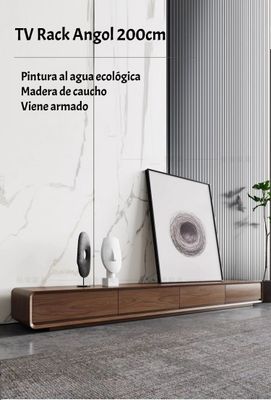 Imagen 2 del producto Mueble De TV Rack Madera Viene Armado 200cm Angol