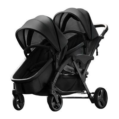 Imagen 2 del producto Coche Doble Duo Reclinable 9 Modos En 1 LuBabycas Negro