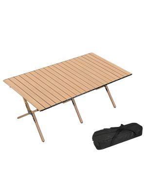 Mesa De Camping Plegable Impermeable 120x58cm Kemi