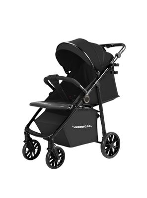 Coche De Paseo Con Posa Vaso 4 Años Iron Negro LuBabycas