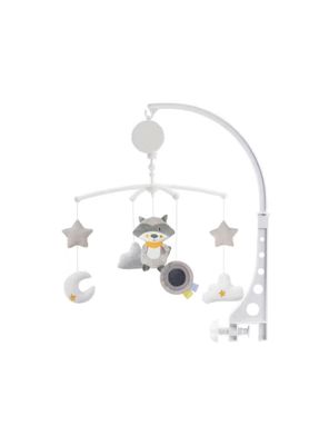 Imagen 1 del producto Móvil Musical 360° Con Caja Lubabycas Mapache