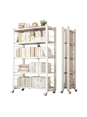 Estante Metálico Librero Plegable 5 Niveles 100cm Wall