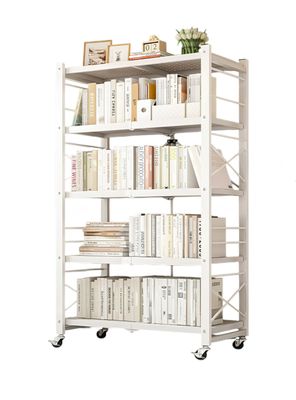 Imagen 2 del producto Estante Metálico Librero Plegable 5 Niveles 100cm Wall