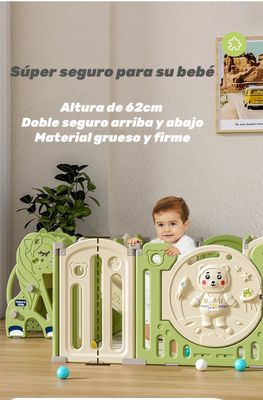 Imagen 2 del producto Corral Armado Multiposiciones Accesorios 160*191cm Lubabycas