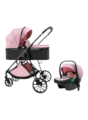 Coche Travel System Toldo 360°Gese Baby Rosado LuBabycas
