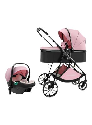 Imagen 2 del producto Coche Travel System Toldo 360°Gese Baby Rosado LuBabycas