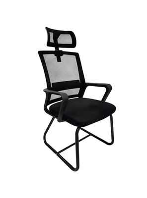 Imagen 2 del producto Silla De Escritorio Oficina Con Reposacabezas Polar Negra