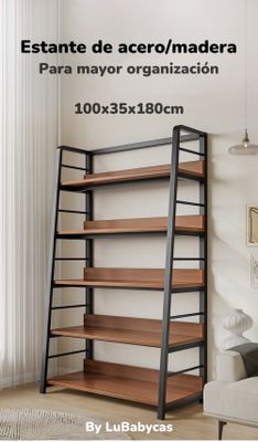 Imagen 2 del producto Estante Librero Repisas De 5 Niveles 180cm By LuBabycas