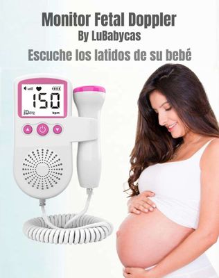 Imagen 2 del producto Monitor Fetal Doppler Latidos Corazón Bebé By LuBabycas