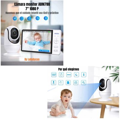 Imagen 2 del producto Cámara Monitor Inteligente Premium 7″1080P ABM780 LuBabycas
