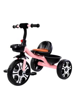 Imagen 2 del producto Triciclo Infantil Con Canastos 5 Años Unix Rosado LuBabycas