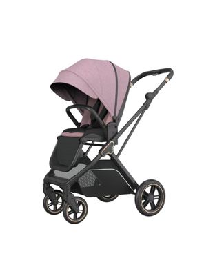 Coche De Paseo Modo Apego Y Panorámico Lubabycas Rosado