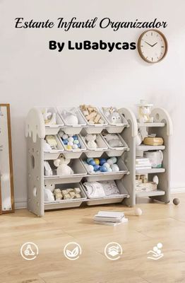 Imagen 2 del producto Estante Infantil Organizador De Juguetes Espacioso LuBabycas