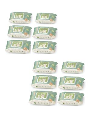 Imagen 2 del producto Toallitas Húmedas Con Tapa Pack 12x80 Unidades LuBabycas