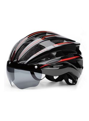 Casco Bicicleta Con Mica Facial Magnética LuBabycas