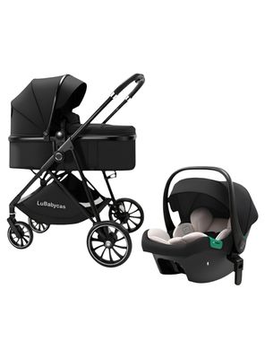 Coche Travel System Toldo 360°Gese Baby Negro LuBabycas