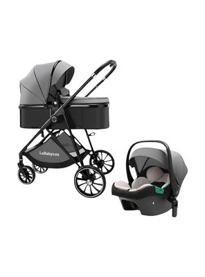 Coche Travel System Toldo 360°Gese Baby Gris LuBabycas