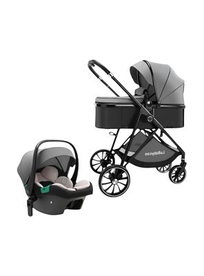 Imagen 2 del producto Coche Travel System Toldo 360°Gese Baby Gris LuBabycas