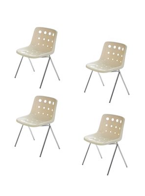 Imagen 1 del producto Set 4 Sillas De Comedor PP Swiss Crema By LuBabycas