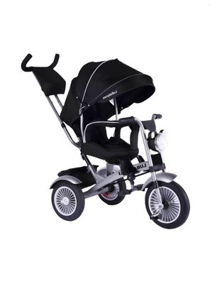 Imagen 2 del producto Triciclo Multifuncional 360° Con Luces Lubabycas Negro