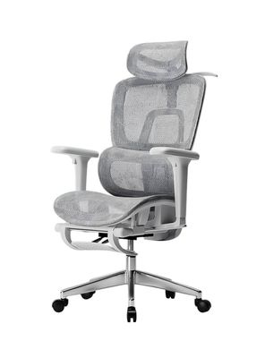 Silla De Escritorio Reclinable E14 Gris By LuBabycas