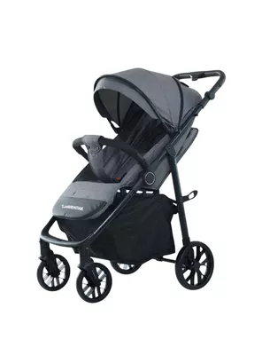 Coche De Paseo Con Posa Vaso 4 Años Iron Gris LuBabycas
