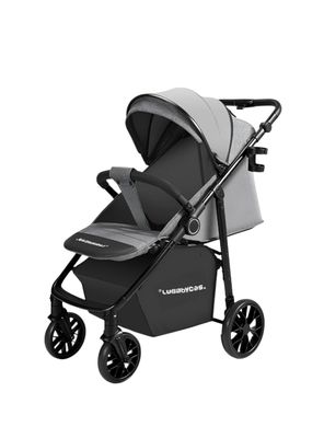 Coche De Paseo Con Posa Vaso 4 Años Iron Gris LuBabycas