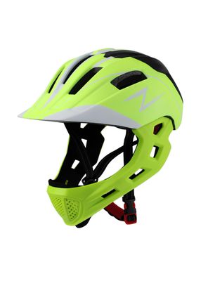 Casco Integral Infantil Bici 2 En 1 Slight Verde LuBabycas