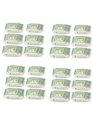 Imagen 2 del producto Toallitas Húmedas Con Tapa Pack 24x80 Unidades LuBabycas