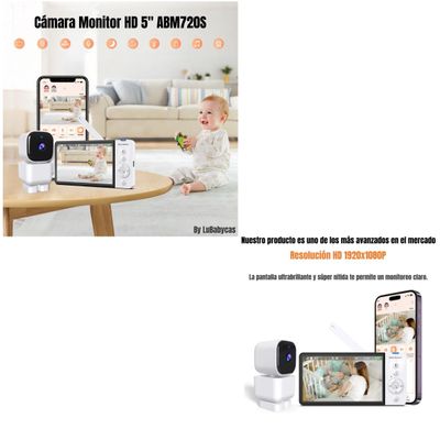 Imagen 2 del producto Cámara Monitor Con APP 5″ 1920x1080P ABM720S