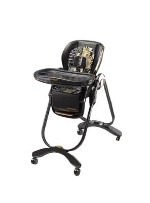 Silla De Comer Lujosa Reclinable Hagaday Negra Lubabycas
