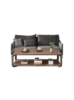 Mesa De Centro Rectangular 2 Niveles 120x60x43cm LuBabycas