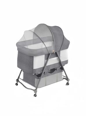 Cuna Moisés Con Accesorios Gris Lubabycas