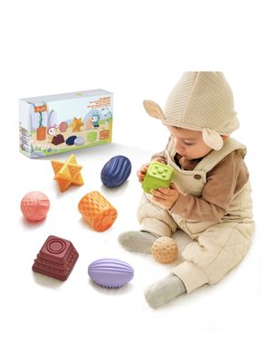 Imagen 1 del producto Juguete Sensorial Bloques Pelotas Mordedor TM193 LuBabycas