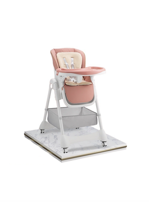 Imagen 2 del producto Silla De Comer Multiposiciones Con Ruedas Rosada