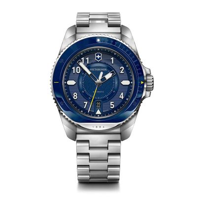 Reloj Journey 1884 Automático dial azul correa ace
