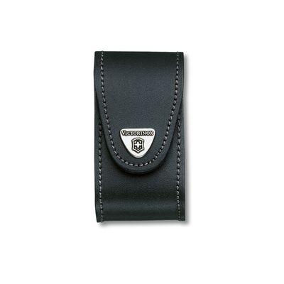 Estuche cuero negro para cinturón 9,8x5,2x3,7 cm